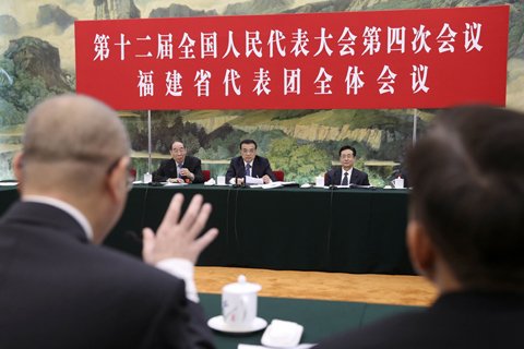 李克強(qiáng)妙解福建：“福”是“建”出來(lái)的！
