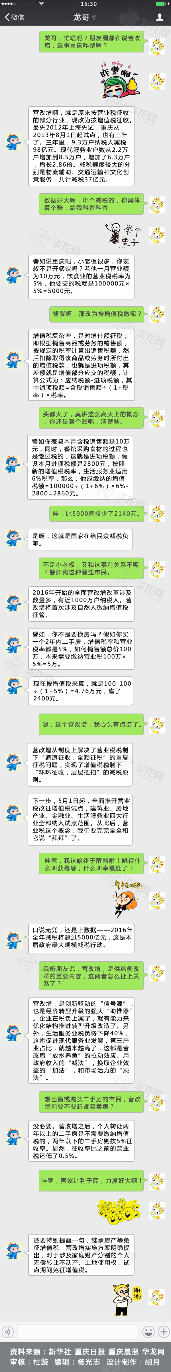 [治國理政新實踐·重慶篇]來漲姿勢 “營改增”在重慶改得咋樣了？