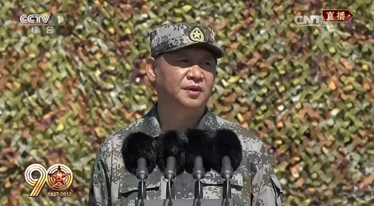 沙場閱兵一年間，習近平強調最多的是什么？