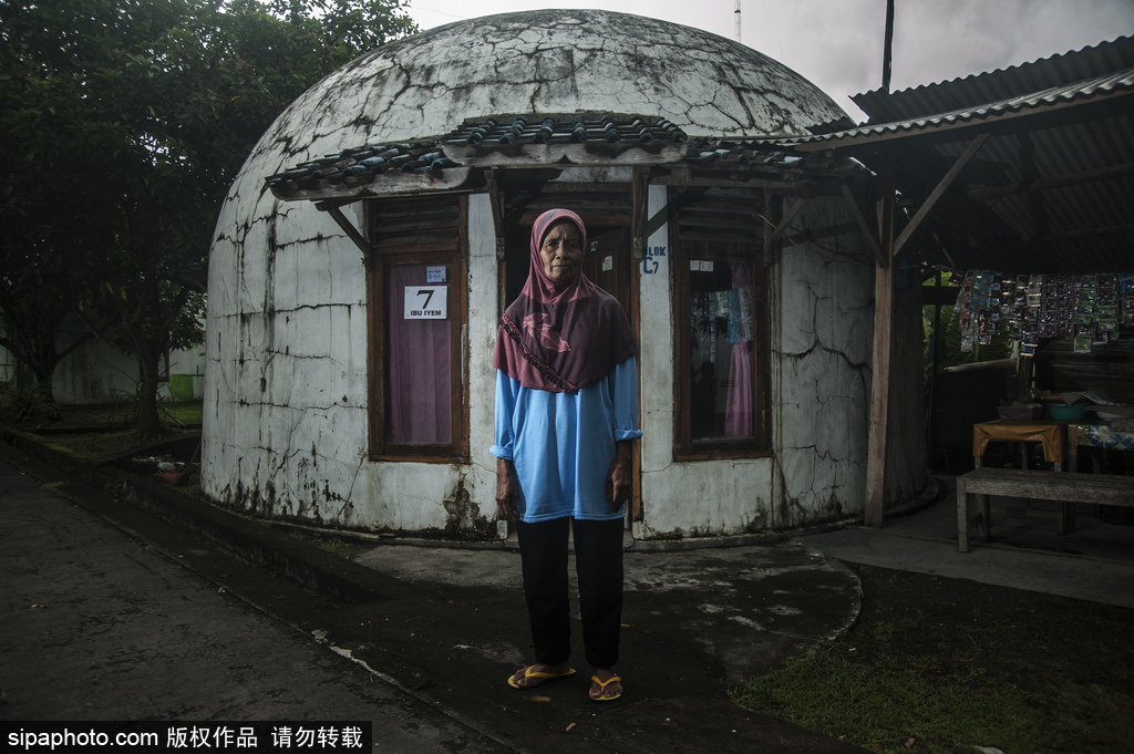 印尼海嘯十年后的災民村 圓頂房屋造型奇特成旅游景點