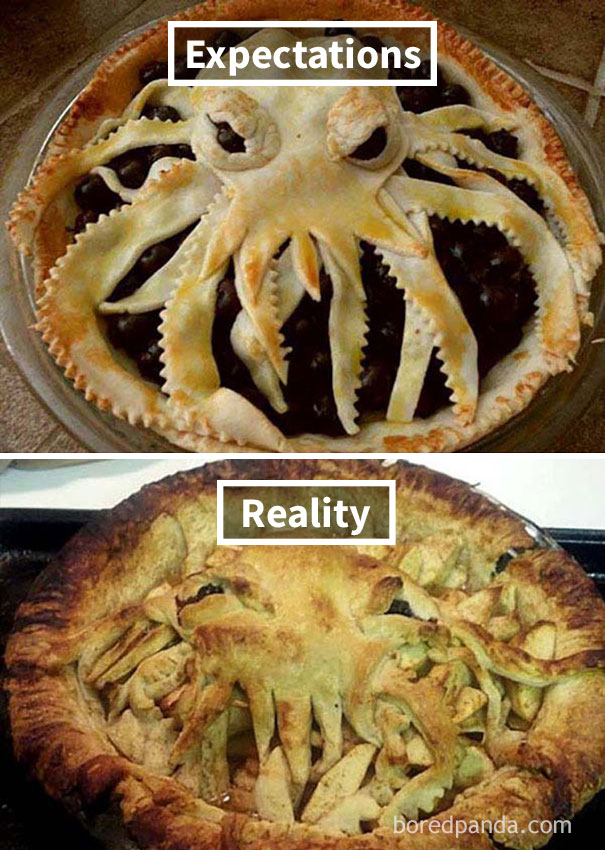 理想VS現實：這不是我想要的蛋糕！