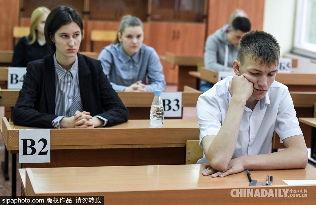 中國高考在即 看看俄羅斯高考現場什么樣
