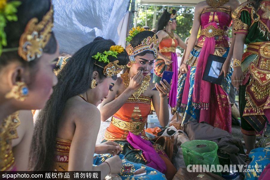 巴厘島藝術節開幕游行 讓你領略不一樣的巴厘風情