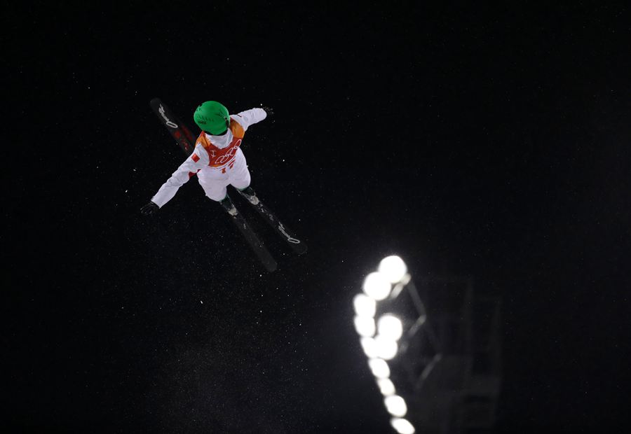 平昌冬奧會(huì)自由式滑雪空中技巧決賽 中國(guó)選手摘銀得銅