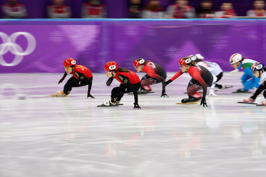 平昌冬奧會短道速滑女子3000米接力決賽舉行