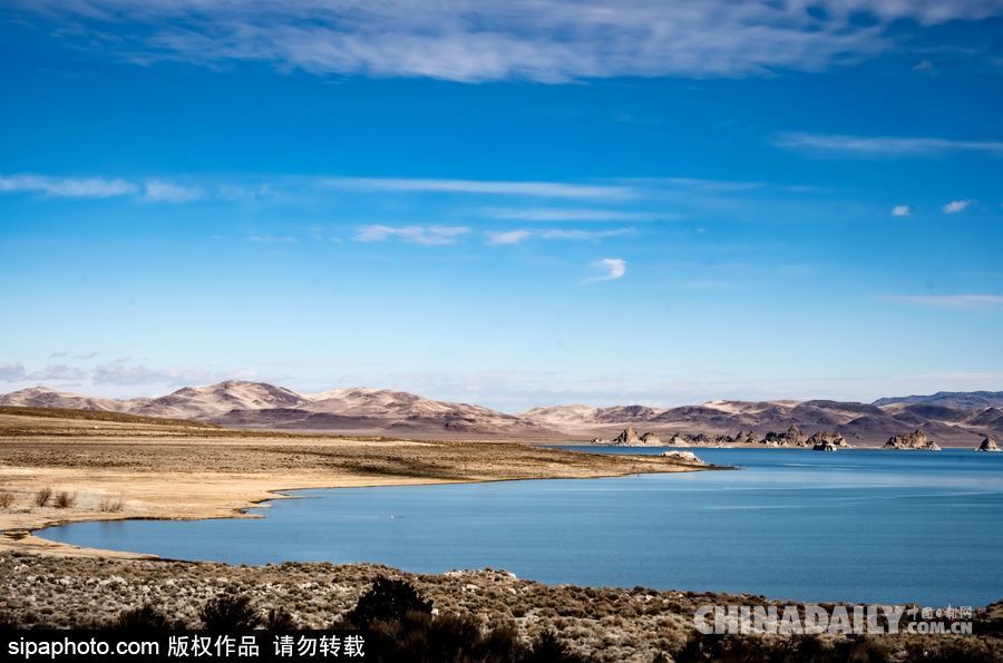 感受美國(guó)內(nèi)華達(dá)州冬季風(fēng)光 人煙稀少一望無垠