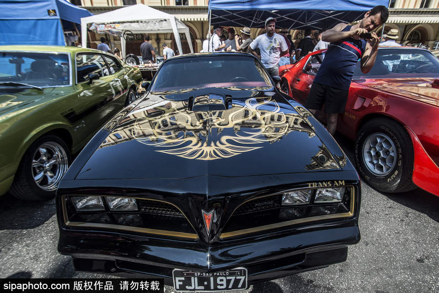 愛(ài)車(chē)人士大飽眼福！超百輛古董汽車(chē)在巴西圣保羅集會(huì)展出