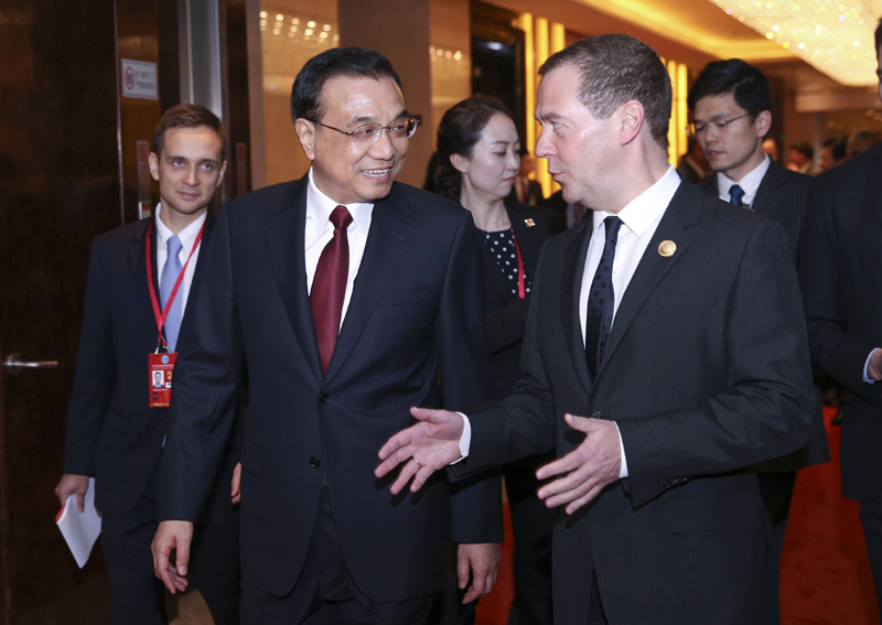 李克強(qiáng)與上合組織各國領(lǐng)導(dǎo)人鄭州相會